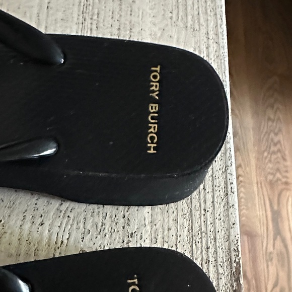 Tory Burch Black Flip Flop Sandals - Picture 2 of 4